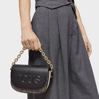 Mini Bandolera Medialuna Kaos Icon Negra-Beige Mini Bandolera Medialuna Kaos Icon Negra-Beige 5